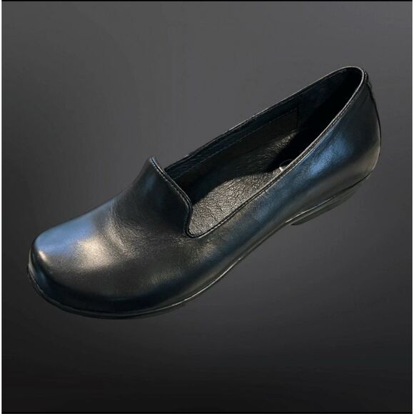 Dansko Women's Olivia Black Leather Loafer Size 37 US 6.5 7 - Picture 8 of 8